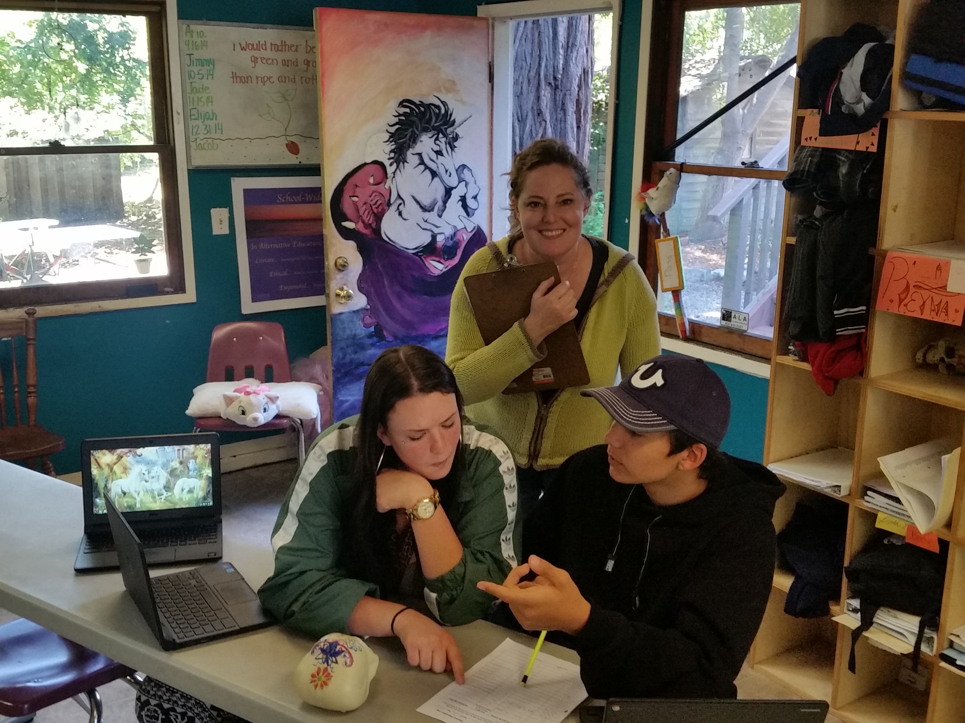 Blended Learning with Alternative Students and Their Teacher